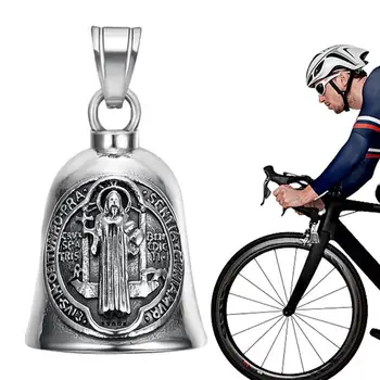 Подвеска-колокольчик для мотоциклов из титановой стали, ожерелье Eagle Rider в байкерском стиле для мужчин и женщин, Аксессуары для мотоциклов