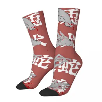 Зимние теплые женские носки в стиле хип-хоп, мужские носки для дзюдзюцу, Kaisen Satoru Gojo, Дышащие футбольные носки