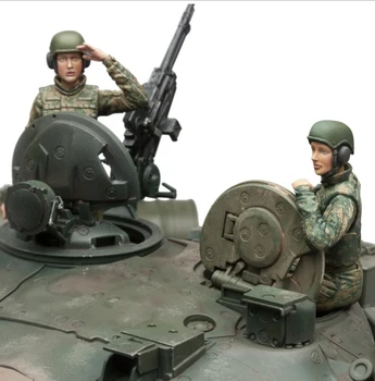 1/16 120-мм игрушечных солдатиков-танкисток миниатюрный комплект из смолы в разобранном виде неокрашенный