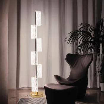 Креативные светодиодные торшеры для гостиной Дизайнерская прикроватная лампа для спальни Рядом с диваном Высококачественные светильники для домашнего декора