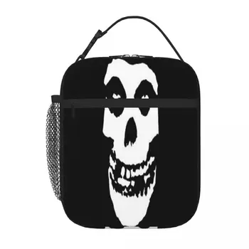 Misfits Classic Fiend Skull, мужская сумка для ланча в стиле панк-рок, Термосумки, Ланч-бокс для детей