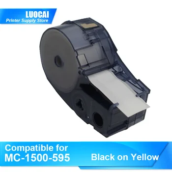 Чернильный картридж 1/5/10pk MC1-1000-595 Label Ribbon Maker Черного цвета из онил-винила для принтера Brady BMP21-PLUS, LABPAL Etiqueteuse