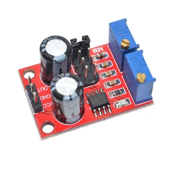 NE555 Импульсный Частотный Рабочий Цикл Регулируемый Модуль 10 кГц-200 кГц Генератор Прямоугольных Сигналов Для Arduino DIY Kit Шаговый Двигатель