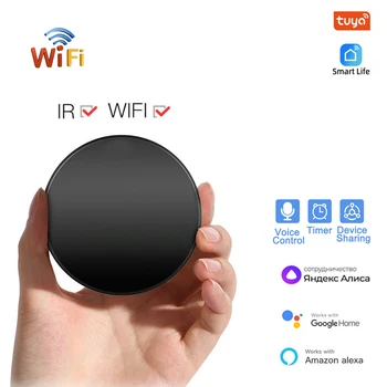 Tuya WiFi Smart Универсальный ИК-пульт дистанционного управления DIY Smart Home Control для телевизора DVD AUD AC с приложением Alexa Alice Google Home Smart LIfe