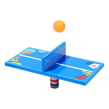 Деревянная мини-настольная игра в пинг-понг Настольная игра Семейная игра Интеллектуальные развивающие интерактивные игры для мальчиков Подарки на день рождения