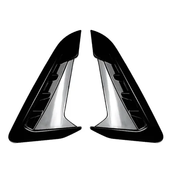 Накладка крышки воздуховода на передней стороне автомобиля для X3 G01 X4 G02 2018 + Вентиляционное отверстие Глянцевый черный