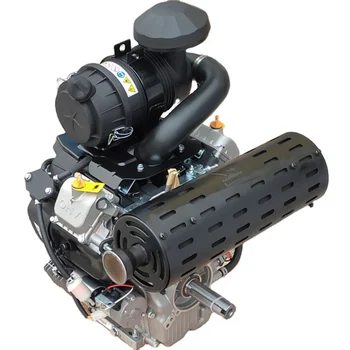 V Двухмоторный бензиновый двигатель объемом 764 куб.см с электрическим запуском LC2V80FD Машинный двигатель