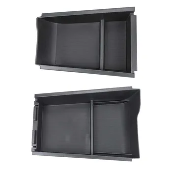 ABS Черный Внутренний подлокотник, консоль, Центральный ящик для хранения Hyundai IONIQ 6 Для автомобилей с левосторонним управлением, Запасные Аксессуары