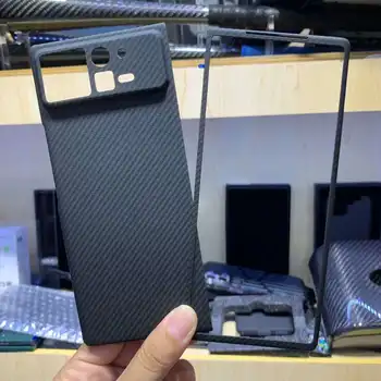 Действительно чехол из углеродного волокна для Xiaomi MIX Fold 2 Чехол из углеродного волокна Чехол из арамидного волокна Xiaomi MIX Fold 2 Ультратонкий чехол для телефона