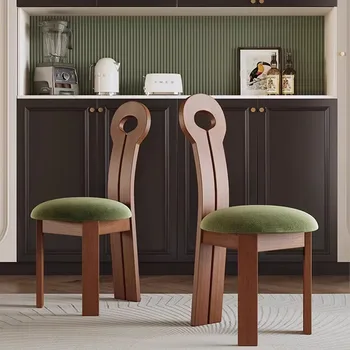 Роскошные стулья в скандинавском стиле для столовой, белое дерево, Уникальные обеденные стулья в минималистичном стиле, Удобная мебель для дома Sillas De Comedor