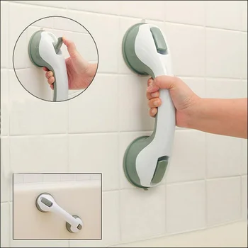 Защитный поручень для подлокотника на присоске, Вакуумная ручка для двери в ванную, Нескользящие перила для ванной, Инструменты для ванной, защитные поручни для унитаза
