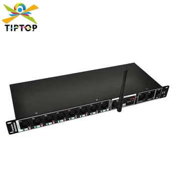 TIPTOP TP-D1331 Беспроводной разделитель DMX512 Вход/выход: XLR Pin3 /Дополнительно: XLR Pin5 1U Размер в сборе Связь 300 м 110 В-220 В