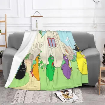 Barbapapa Barbamama Одеяло с анимацией для родителей и детей, Фланелевое одеяло с милым мультяшным принтом, портативное теплое одеяло для кровати, дорожное одеяло