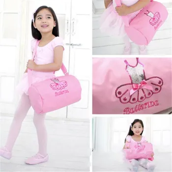 Балетные сумки для танцев, Розовые Женские балетные сумки для девочек, спортивные танцевальные сумки для девочек, Танцевальный рюкзак, Детские Бочки, Балетная сумка, сумочка