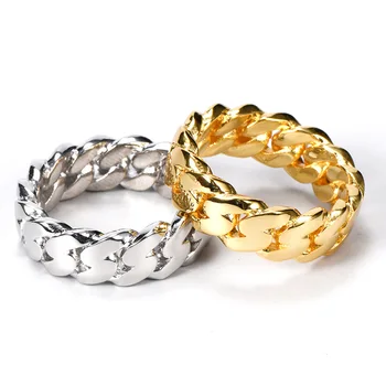 Минималистичное глянцевое кольцо шириной 8 мм, классические и модные украшения с гальваническим покрытием TR145