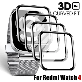 3D Изогнутая пленка для Xiaomi Redmi Watch 4 Screen Protector С Полным Покрытием Watch Film для Redmi MI Watch4 Ультратонкая Защитная крышка