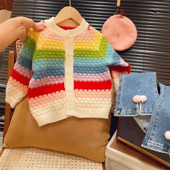 2024 Осень Зима Комплект детской одежды для девочек Рубашка с воротником 
