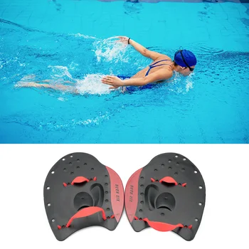 Ныряйте в воду со стилем, легкие и прочные перчатки для плавания, идеально подходящие для тренировок в помещении и на открытом воздухе Синий, красный, желтый