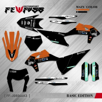FEWFUSS Пользовательские Графические Наклейки Наклейки Мотоциклетный Фон Для KTM SX SXF 2019 2020 2021 EXC XC XCW 2020 2021 2022