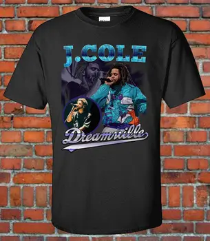 Дж. Коул Винтажные стили 90-х, Бутлеговая футболка Dreamville Межсезонье с длинными рукавами