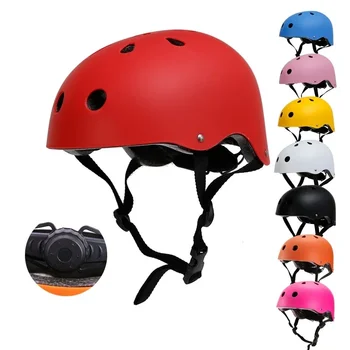 Защитный шлем для детей и взрослых, Защита головы для роликового скейтборда, катания на коньках, Модный Велосипедный Электроскутер 48-56 см