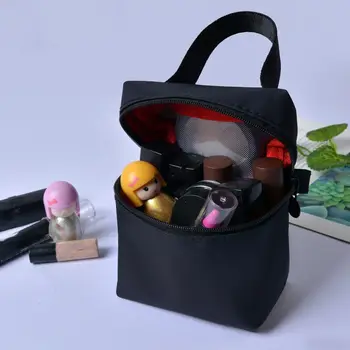 Нейлоновая водонепроницаемая модная сумочка, органайзер для губной помады, косметичка на молнии, сумка для туалетных принадлежностей, Женская косметичка, Корейская сумка для хранения