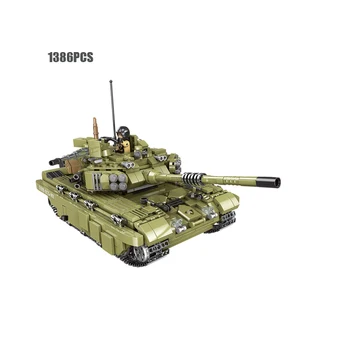 Ww2 Современные военные на поле боя Танк Tiger T90 Batisbricks Moc Block Армейские фигурки Легиона Скорпиона Второй мировой войны Кирпичные игрушки