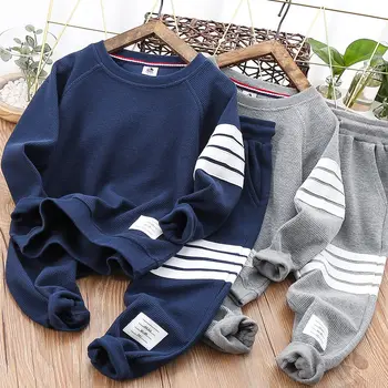 Детская одежда Спортивная одежда для мальчиков 2022 Весна и осень Новые свитера для мальчиков повседневные брюки