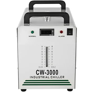 Промышленный Охладитель Воды Для Термолиза CW-3000DG VEVOR CO2 Glass Laser Cutter Для Лазерного Экстрактора мощностью 60 Вт/80 Вт
