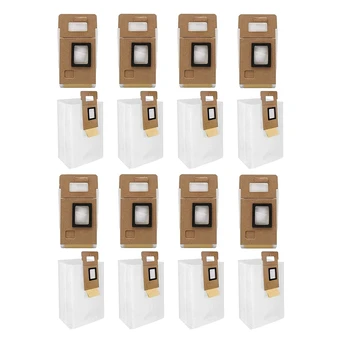 Замена мешков для пыли на 16 упаковок Подходит для пылесоса Xiaomi Roborock S7 S7 + Док-станция для автоматического опорожнения 3Л Большой емкости