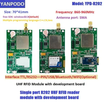 Yanpodo UHF RFID микромодуль USB/RS232/WIFI/Bluetooth Интерфейс для модуля считывания RFID Arduino Raspberry PI Бесплатный SDK