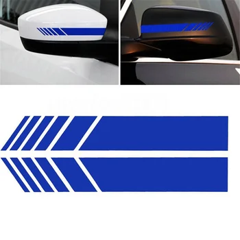 1 пара автомобильных наклеек на зеркало заднего вида для BMW E46 E52 E53 E60 E90 E91 E92 E93 F30 F20 F10 F15 F13 M3 M5 M6 X1 X3 X5 X6