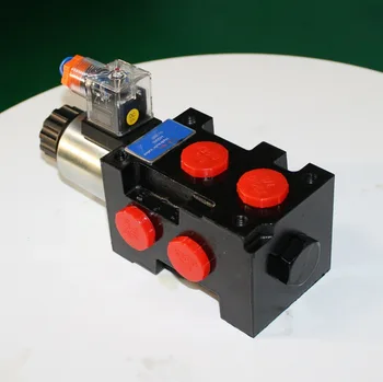 Клапан селективного отвода потока HSV6 Клапан масляного переключателя Дренажный клапан 12V24V Дополнительный Гидравлический 2-позиционный 6-ходовой клапан Huasheng