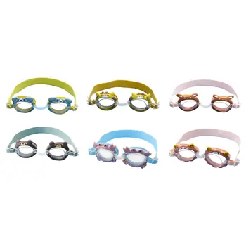 Картонные очки для плавания Профессиональные очки для плавания с четким обзором Очки для плавания для детей для детей 2-12 лет Мальчики Девочки Подростки