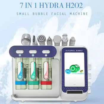Портативный Новейший H2O2 Skin Beauty Уход за лицом Aqua Peeling Hydro Dermabrasion Scrubber Hydrafacial Machine 2023