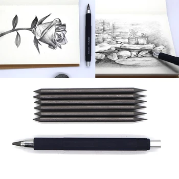 1ШТ 5,6 мм Автоматический набор карандашей 4B Грифель для механического рисования карандашом для рисования карандашом художника Художественные принадлежности