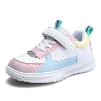2023 Осенняя детская мягкая обувь для бега на открытом воздухе для мальчиков и Девочек, Студенческая обувь, модная легкая обувь, легко подходящая к размеру 28-39