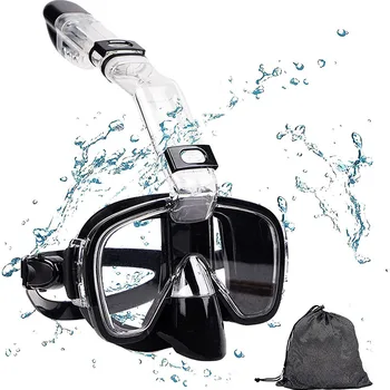 Маска для подводного плавания Oulylan, складная противотуманная маска для дайвинга с системой полного высыхания, профессиональное снаряжение для подводного плавания Взрослые Дети