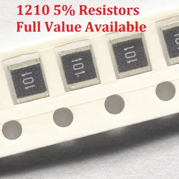 100 шт./лот SMD Чип-Резистор 1210 91K/100K/110K/120K/130K/Ом 5% Сопротивление 91/100/110/120/130/K Резисторов Бесплатная доставка