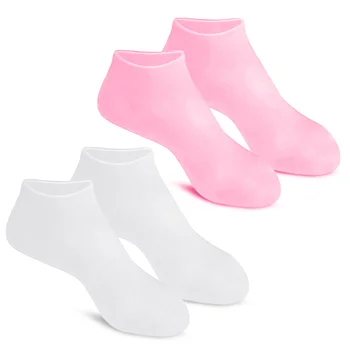 Силиконовые спа-носки с увлажняющим гелем для ухода за ногами, отшелушивающие Сухую потрескавшуюся мягкую кожу, носки для защиты кожи ног, восстанавливающие