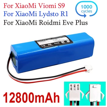 Для XiaoMi Lydsto R1 Viomi S9 Roidmi Eve Plus Литий-ионный Аккумулятор Робот-Пылесос R1 Аккумуляторная Батарея 12800 мАч