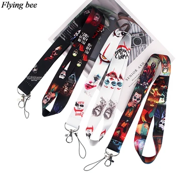 Flyingbee Horror Высококачественный Милый Мультяшный ремешок для мобильного Телефона, держатель для бейджа, брелок для ключей X0909