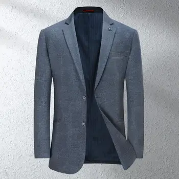 5750-Повседневный костюм, мужская корейская версия модной куртки single west, весенне-летний приталенный красивый маленький костюм в британском стиле