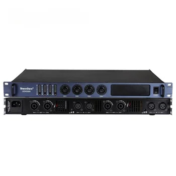 Профессиональный аудиоусилитель 1U, 2/4 канала, цифровой усилитель мощности мощностью 450 Вт для домашнего караоке, сабвуфер, Система аудиооборудования DJ
