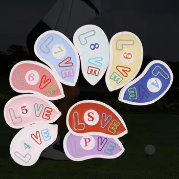 Набор железных Головных Уборов для гольфа Водонепроницаемые Аксессуары Тренировочный Защитный Гольф на открытом Воздухе