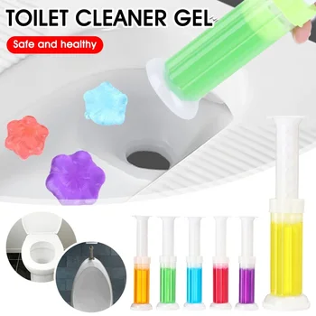 Гель для чистки унитаза, пластиковый цветочный гель, средство для чистки игл, Ароматизатор, Дезодорант для туалета, средство для чистки туалета в ванной