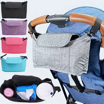 Вместительные сумки для детских колясок, органайзер для подгузников, дорожная сумка для мамы через плечо, подвесная переносная сумка для беременных