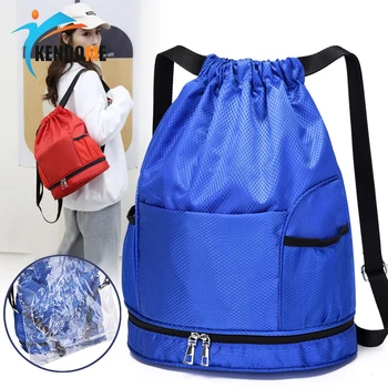 Повседневный Легкий Спортивный рюкзак, дорожная сумка для занятий йогой и фитнесом, сумка для женщин и мужчин, Однотонный Портативный X394