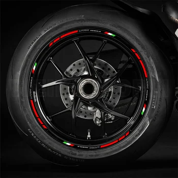 Для Ducati Panigale 1199 1299 899 959 Наклейка На Колесо Мотоцикла Светоотражающая Наклейка На Обод 17 