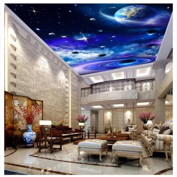 beibehang Настраиваемые современные декоративные классические обои HD sky подходят для 3D пола zenith papel de parede 3d обои